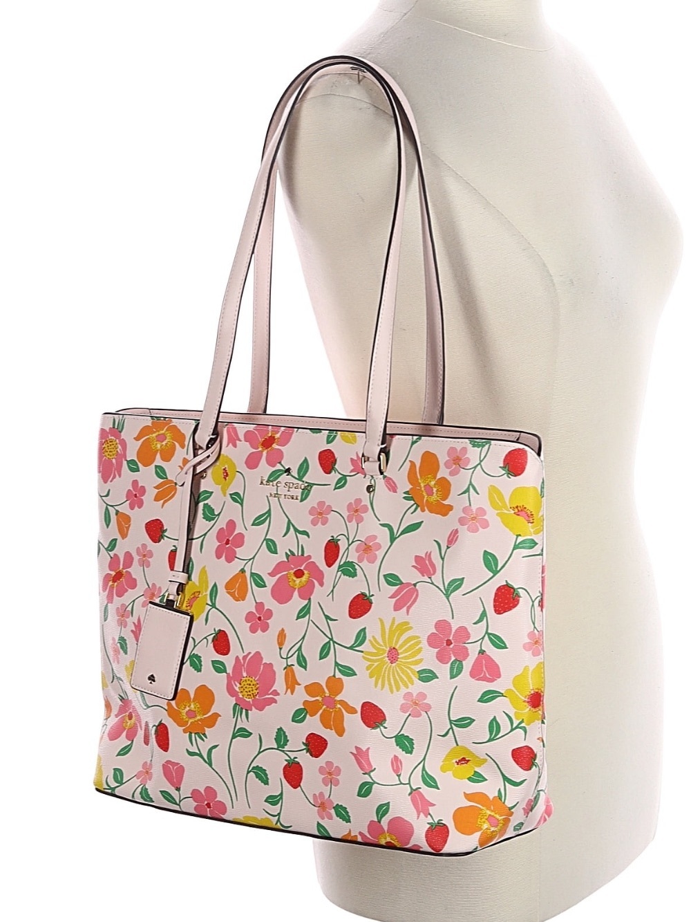 Kate Spade Pink Multi Floral Tote - Picture 2 of 5